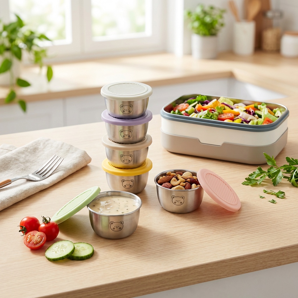 1/6Pcs 304 Stainless Steel Dre - đánh giá và giá Sauce Dipping Cup