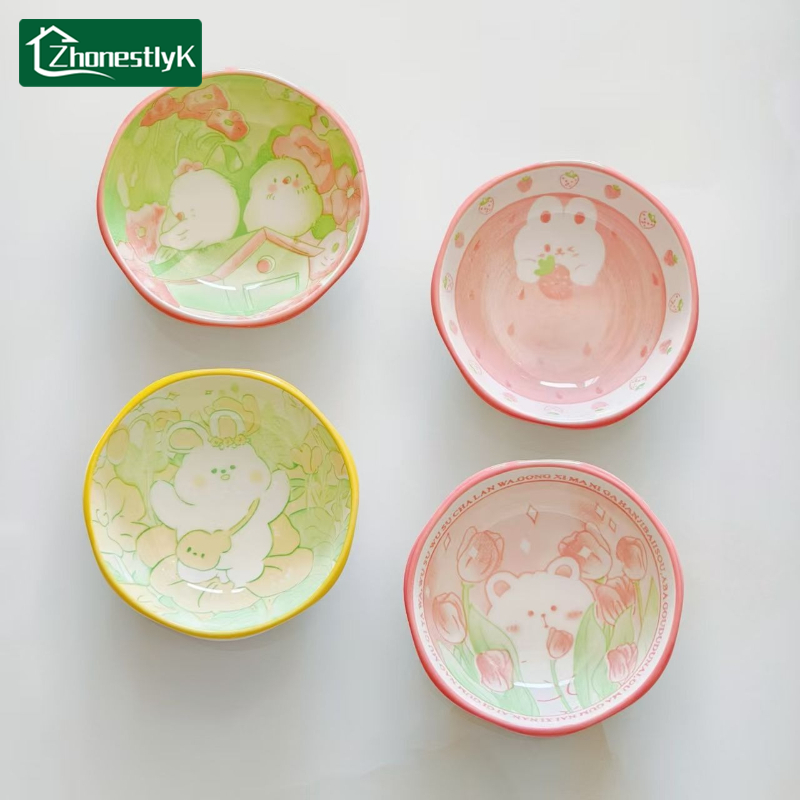 4Pcs Cute Rabbit and Bird Tast - đánh giá và giá Sauce Dipping Cup