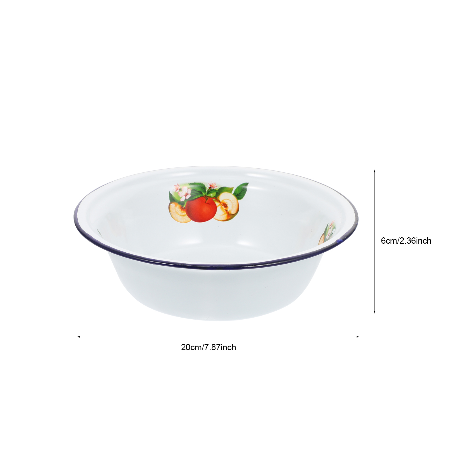 1pc Enamel Soup Bowl Vintage D - đánh giá và giá Meal Prep Bowl