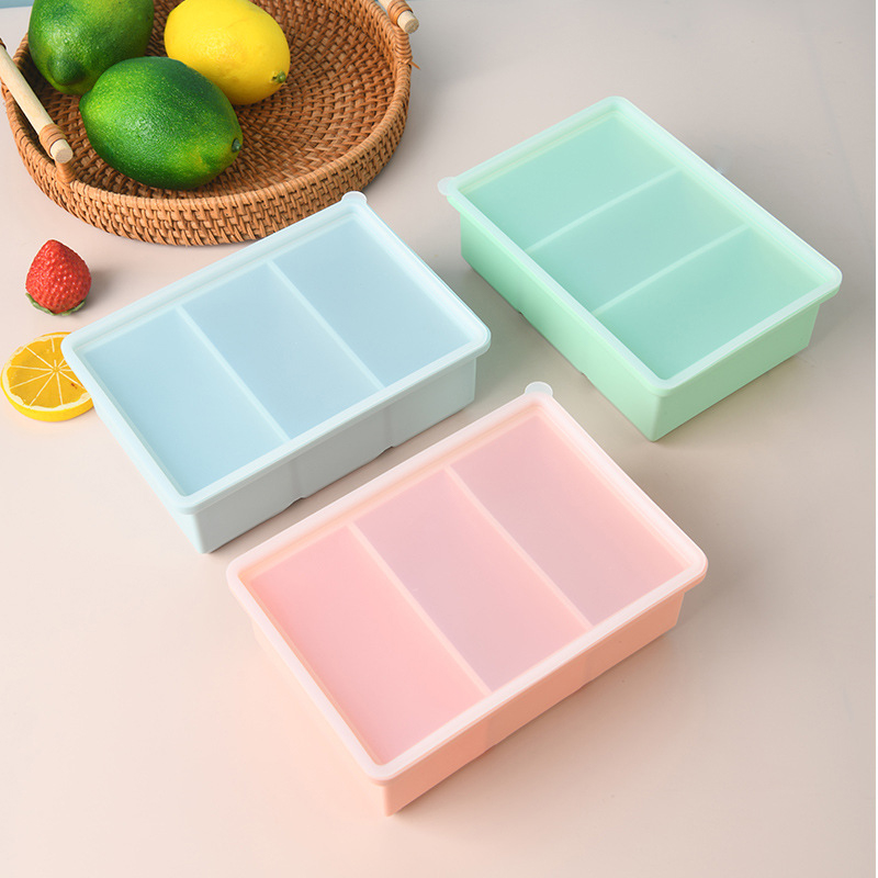 Extra Large 3-Compartment Sili - đánh giá và giá Meal Prep Template