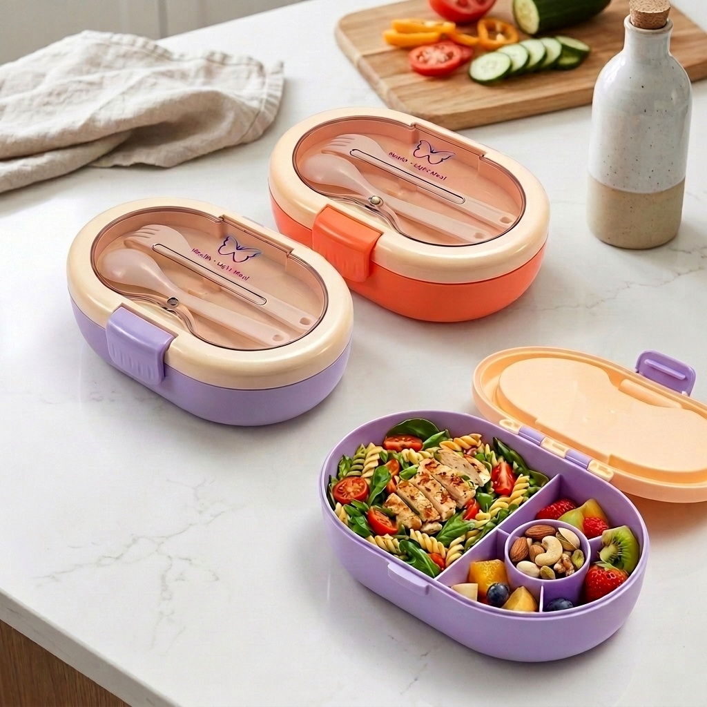 Leakproof Plastic Bento Lunch  - đánh giá và giá Meal Prep Or Prep Meal