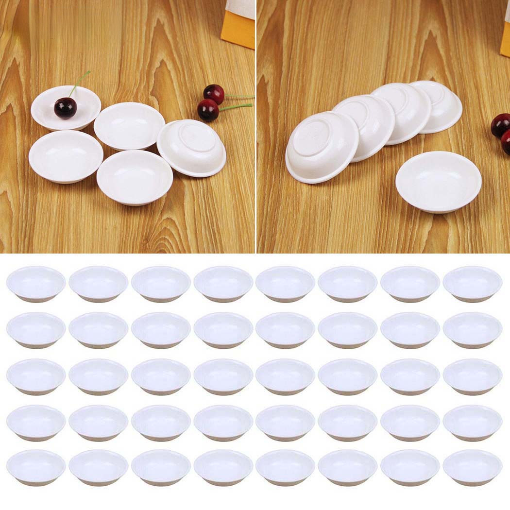 Bộ 5 Nhựa Trắng Nước Chấm Các  - đánh giá và giá Sauce Dipping Cup