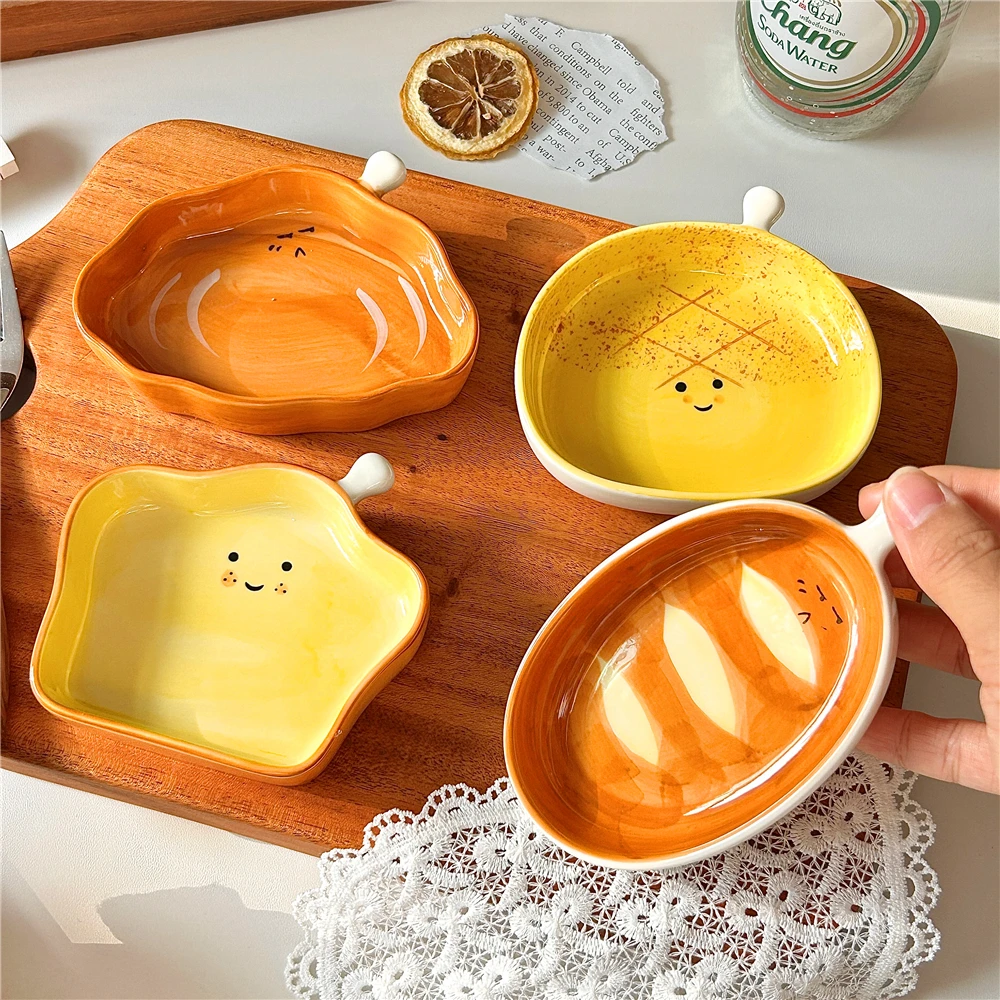 Creative Bread Shaped Ceramic  - đánh giá và giá Sauce Dipping Cup