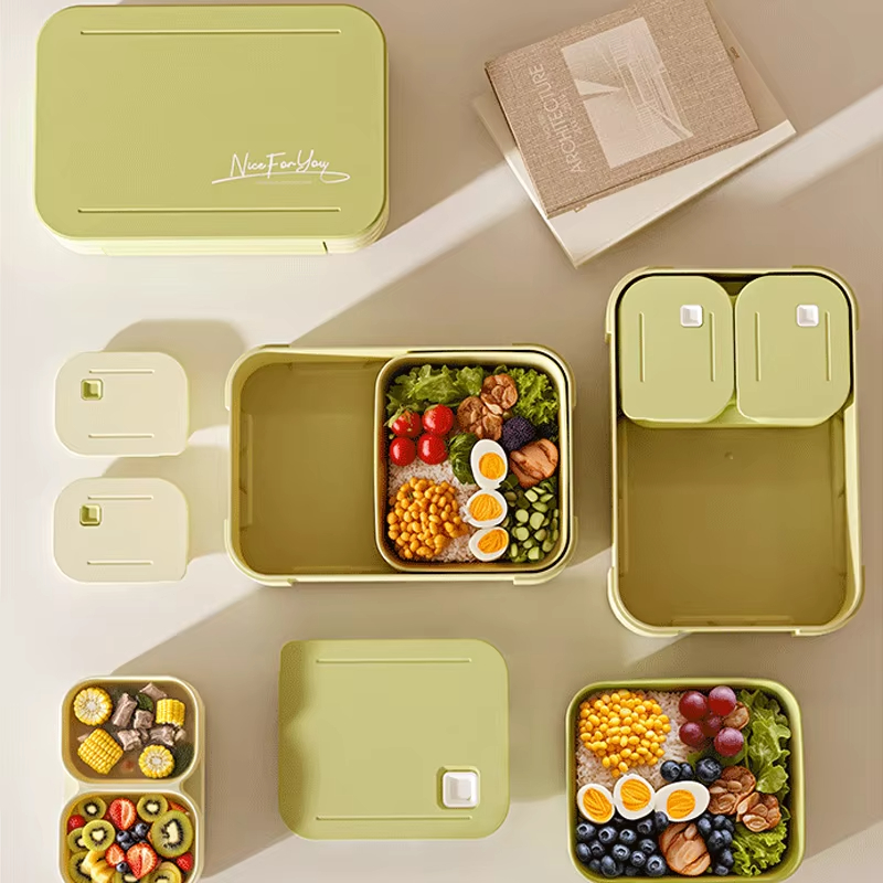 Multi-Compartment Bento Lunch  - đánh giá và giá Meal Prep Or Prep Meal