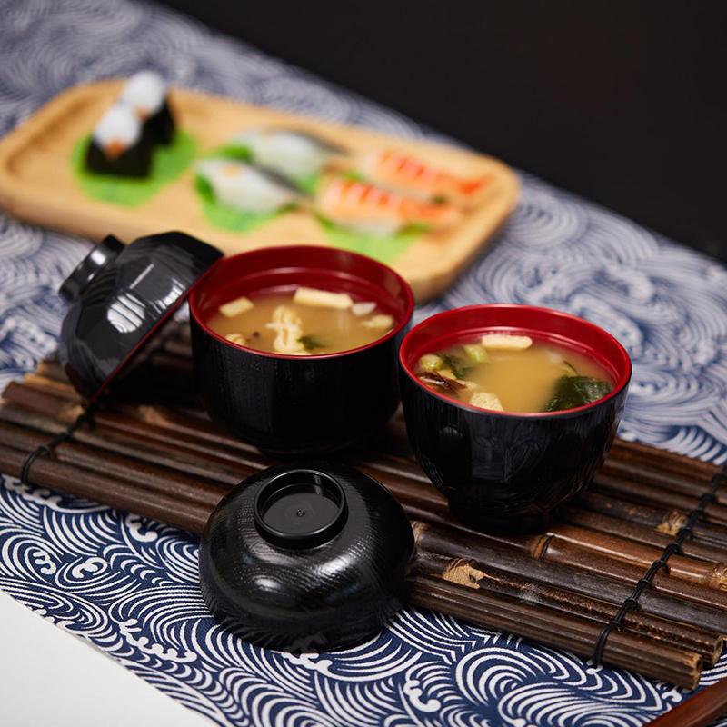 2 Tone Miso Soup Bowl with Lid - đánh giá và giá Meal Prep With Rice