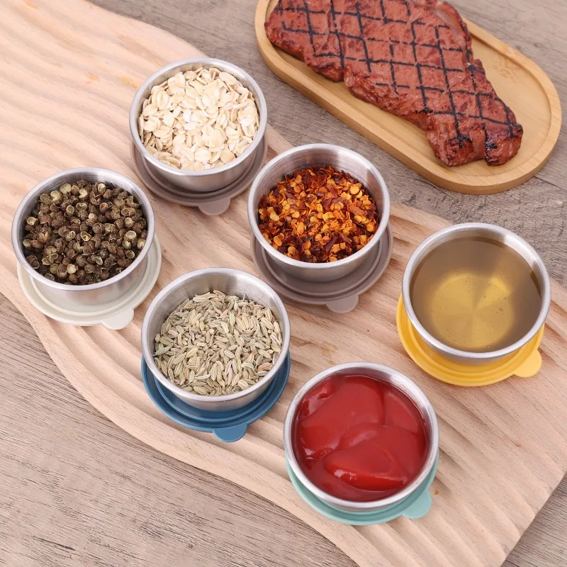 10/1pc 50ml Leakproof Stainles - đánh giá và giá Sauce Dipping Cup