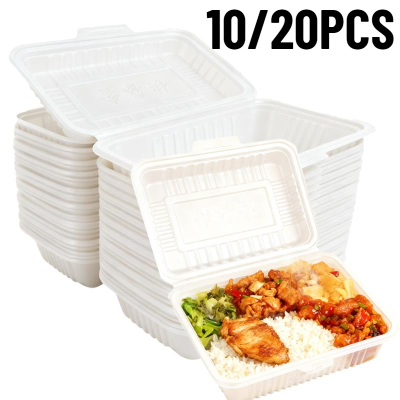 10/20PCS Disposable Lunch Boxe - đánh giá và giá Meal Prep Bowl