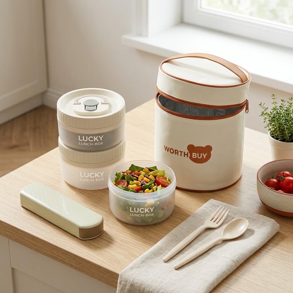 Round Bento Box Microwavable P - đánh giá và giá Meal Prep Or Prep Meal