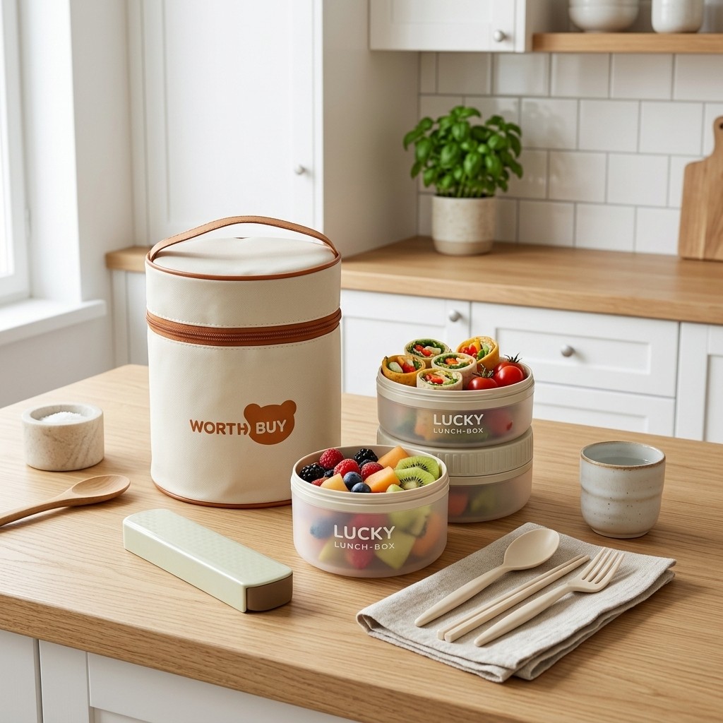 Round Bento Box Microwavable P - đánh giá và giá Meal Prep Or Prep Meal