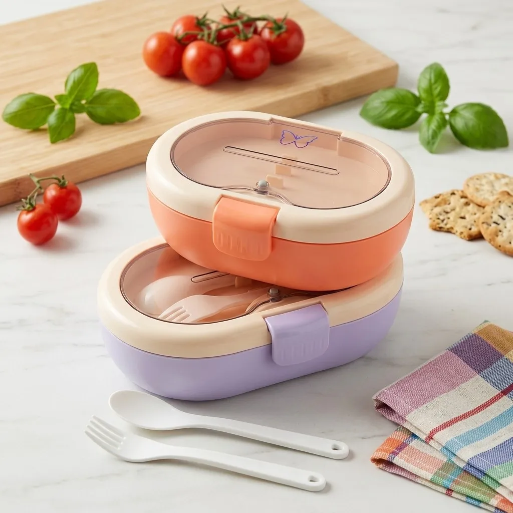 Plastic Bento Lunch Box with C - đánh giá và giá Meal Prep Or Prep Meal